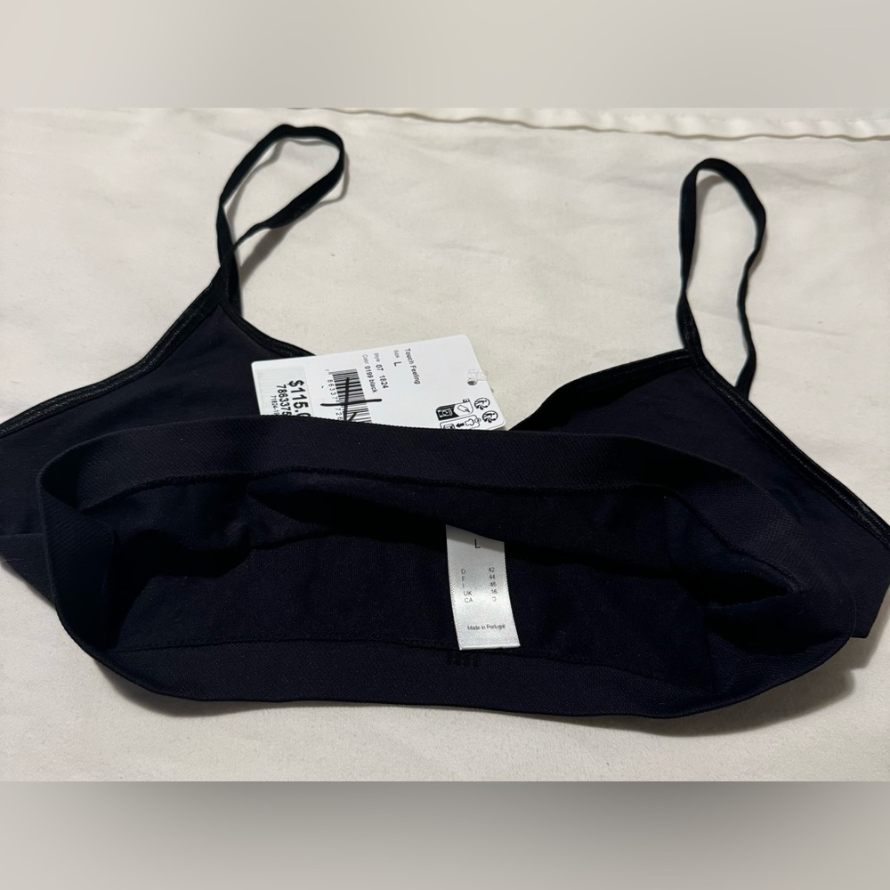 Hanro Black Bandeau - Picture 4 of 9